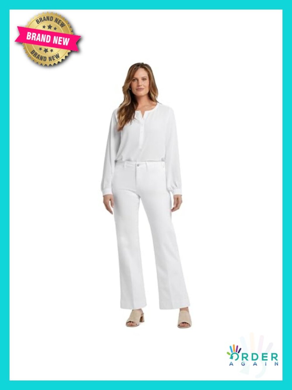 Wide Leg Trouser Jeans with Lift Tuck Technology